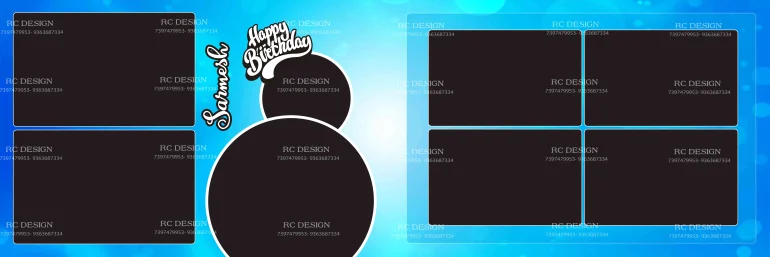 Birthday Album Photoshop Design