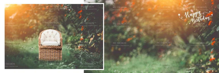 Birthday Album Photoshop Design