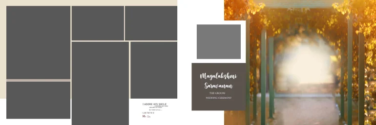 Wedding Album Photoshop Design