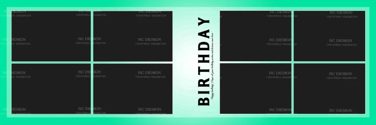Birthday Album Photoshop Design