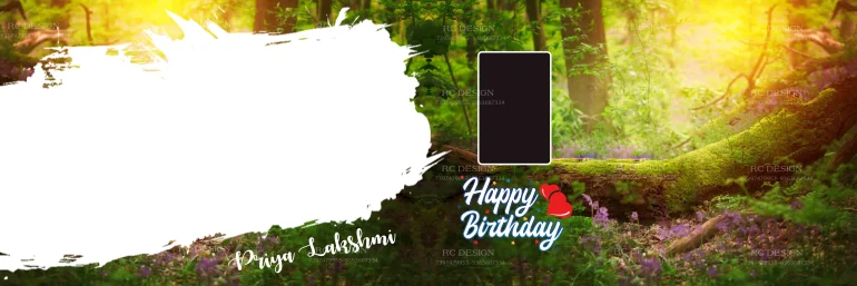 Birthday Album Photoshop Design