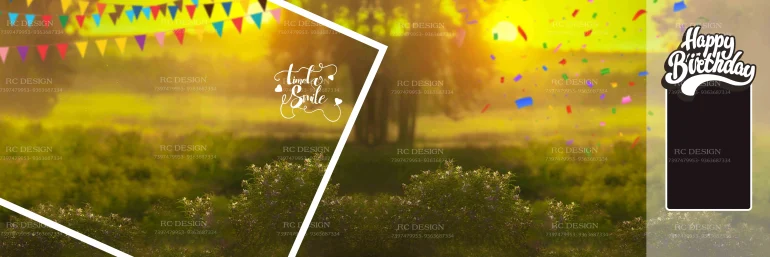 Birthday Album Photoshop Design