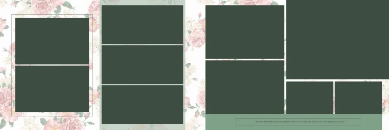 [Karki Techs] Wedding Album Photoshop Design Collection &ndash; Volume 24, 27, 28 (12x36)