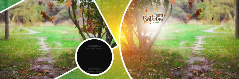 Birthday Album Photoshop Design