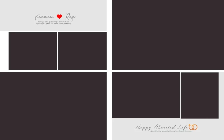 Wedding Album Photoshop Design