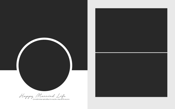 Wedding Album Photoshop Design