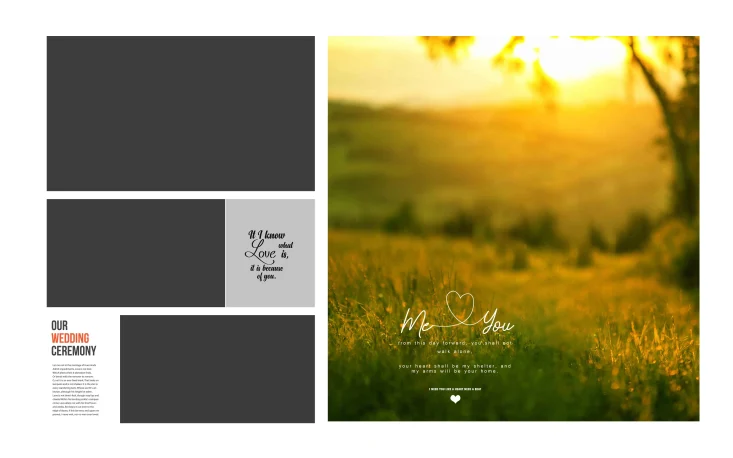 Wedding Album Photoshop Design