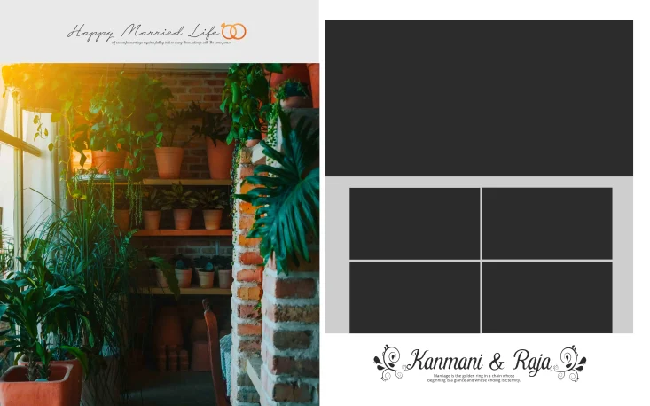 Wedding Album Photoshop Design