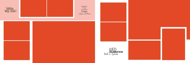 [Karki Techs] Wedding Album Photoshop Design Collection &ndash; Volume 24, 27, 28 (12x36)