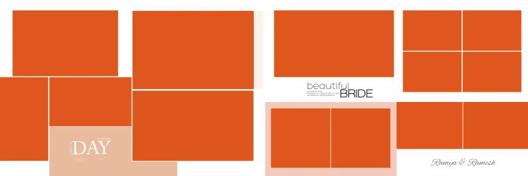[Karki Techs] Wedding Album Photoshop Design Collection &ndash; Volume 24, 27, 28 (12x36)