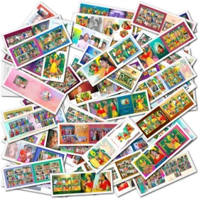 [APRIL-2025-VOL-1] Half Saree Ceremony Album Design – Editable PSD Templates (High-Quality)