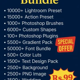 Photography & Photo Editing Bundle – 70,000+ Assets