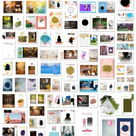 Birthday Album Sheet PSD Collection – Volume 1 (June 2025, 16x24 Size)
