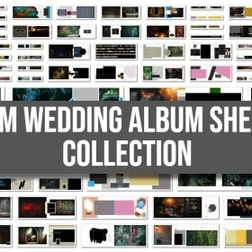 Premium Wedding Album Sheets PSD Collection[JUNE-2025]
