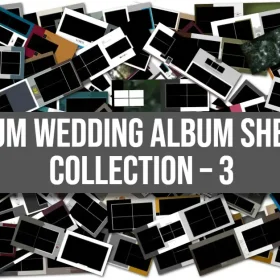 Premium Wedding Album Sheet PSD Collection – 3 [June-2025]