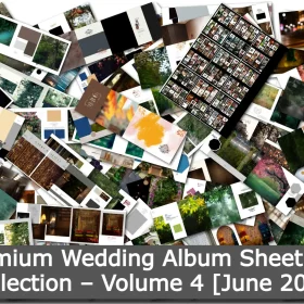 Premium Wedding Album Sheet PSD Collection – Volume 4 [June 2025]
