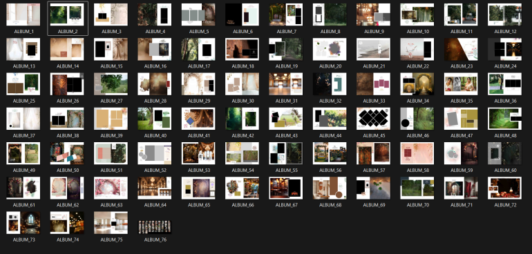 Premium Wedding Album Sheet PSD Collection &ndash; Volume 1 (June 2025, 16x24 Size)