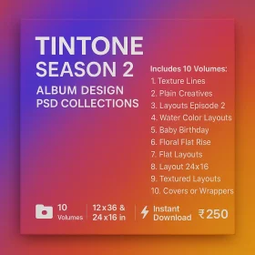 Tintone Season 2 - Album Design PSD Collections
