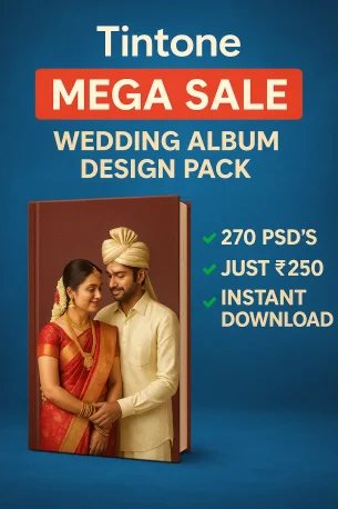 Tintone Mega Sale Wedding Album Design Pack