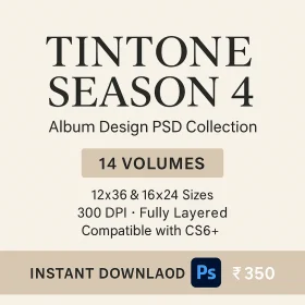 Tintone Season 4 – Album Design PSD Collection (14 Volumes)