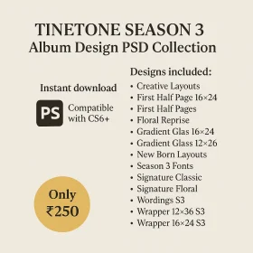 Tinetone Season 3 – Album Design PSD Collection