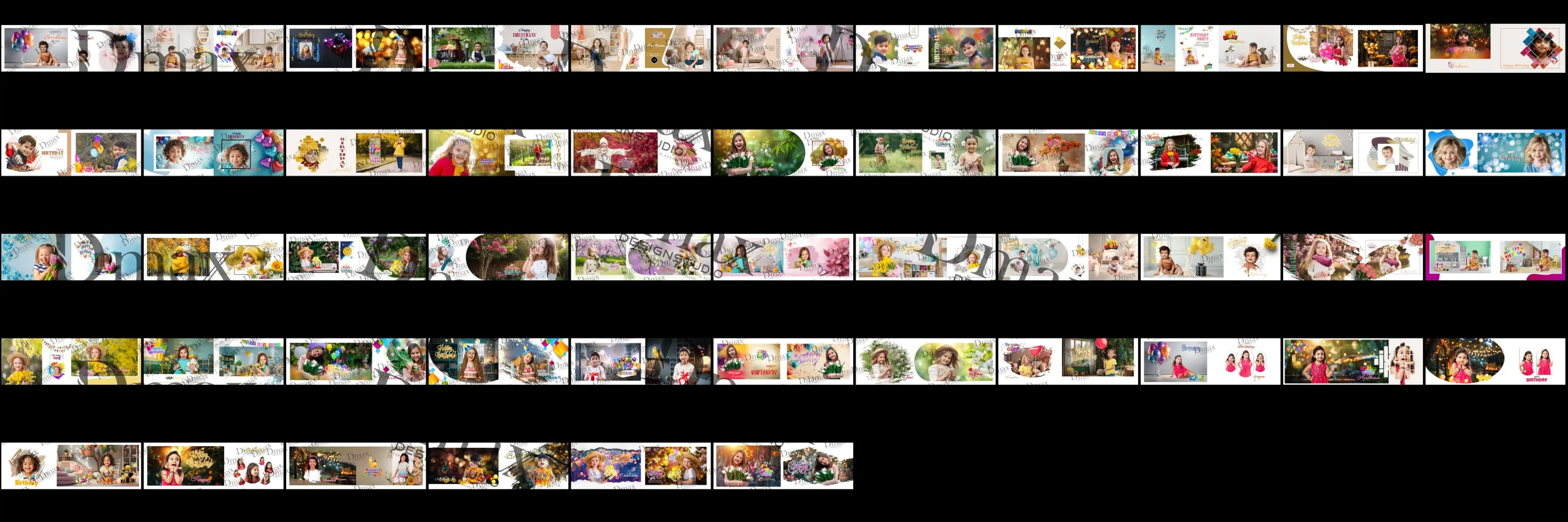 Birthday Album PSD