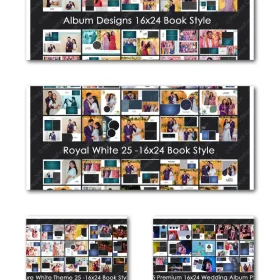 [Karki Techs] Premium Creative Wedding Album Collection – 16x24 Book Format (PSD)