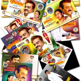 Captain Vijayakanth Birthday Flex Design PSD - Collection 2
