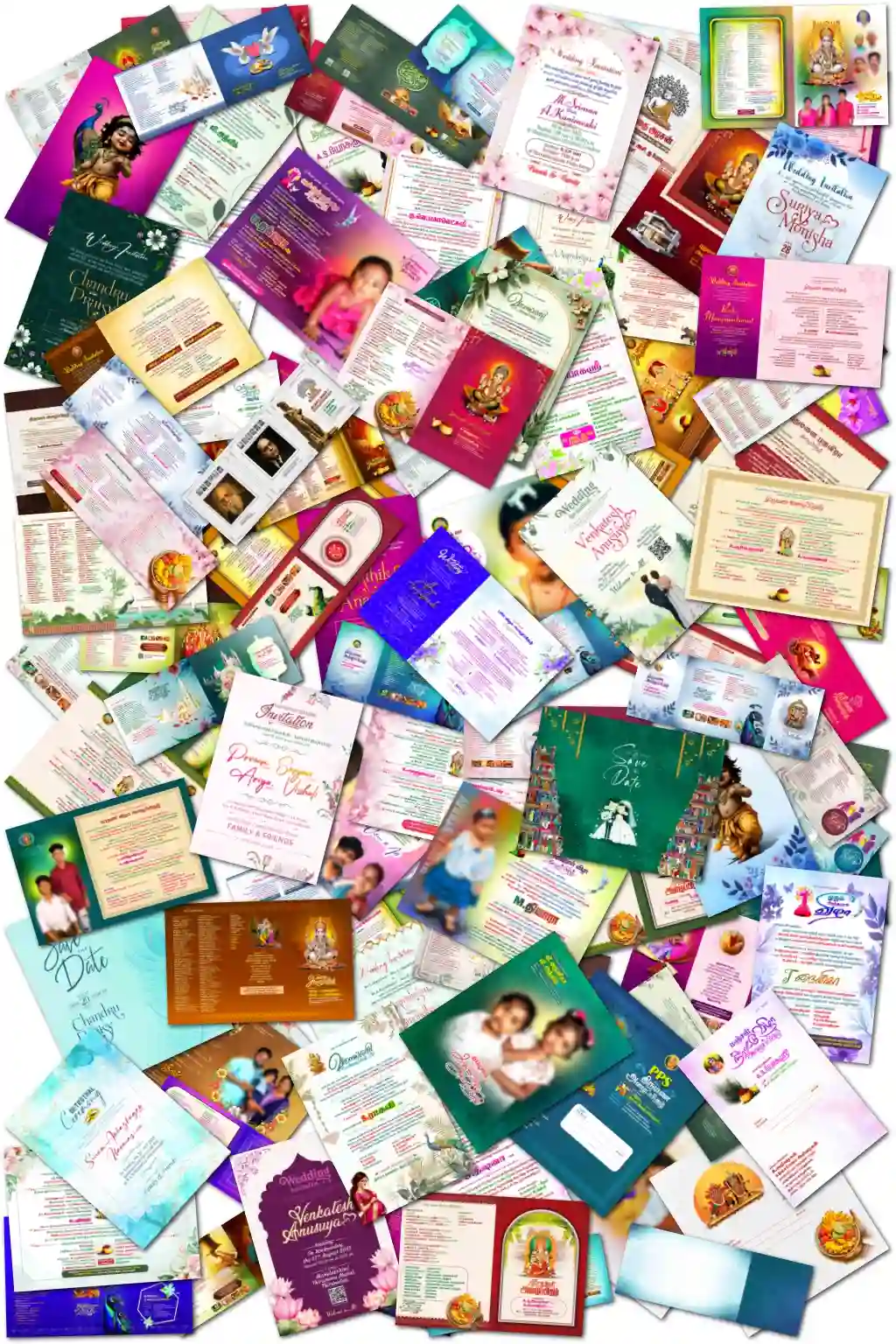 Trending Tamil Invitation Design PSD Collection – Modern & Traditional Styles [OCT-2025]