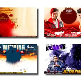 Madurai Style Flex Design Background PSD Collection – NOV 2025