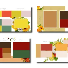 Wedding Album PSD Premium Royal Design Templates (15×24 inch) – Volume 9