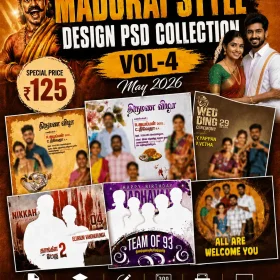 Madurai Style Design PSD Collection Vol-4 May 2026 Photoshop Templates