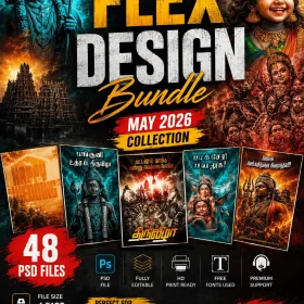 Madurai Style Flex Design Bundle – May 2026 PSD Collection