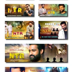 NTR Birthday Flex Design PSD Collection 2026