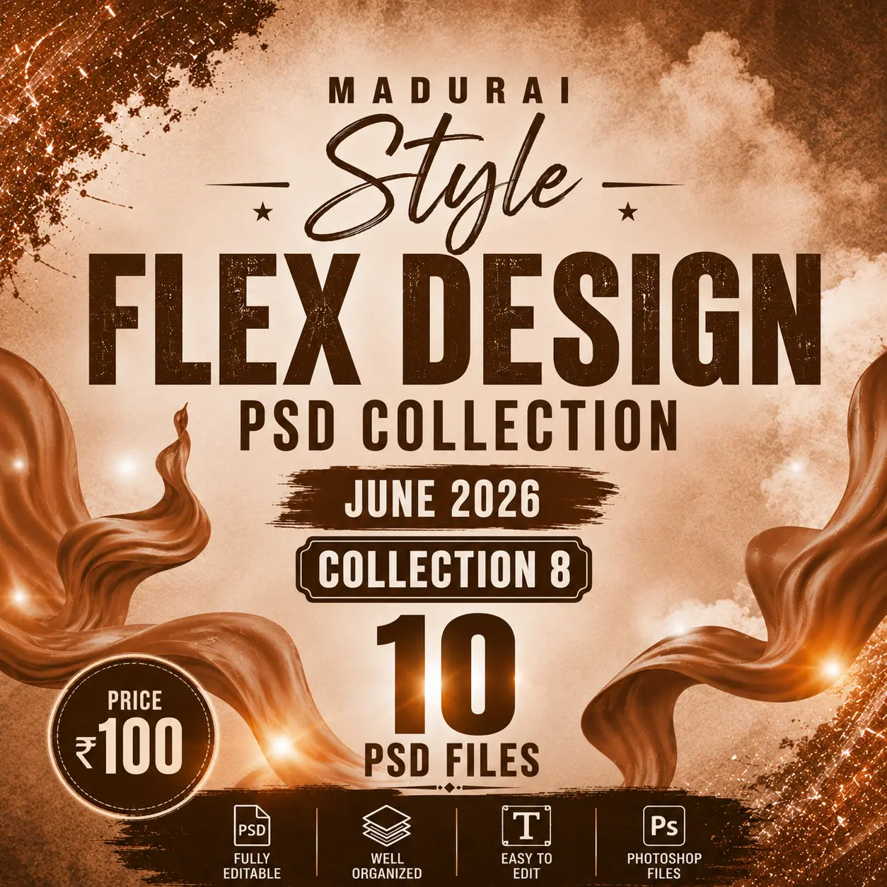 Madurai Style Flex Design PSD Collection June 2026 – Collection 8
