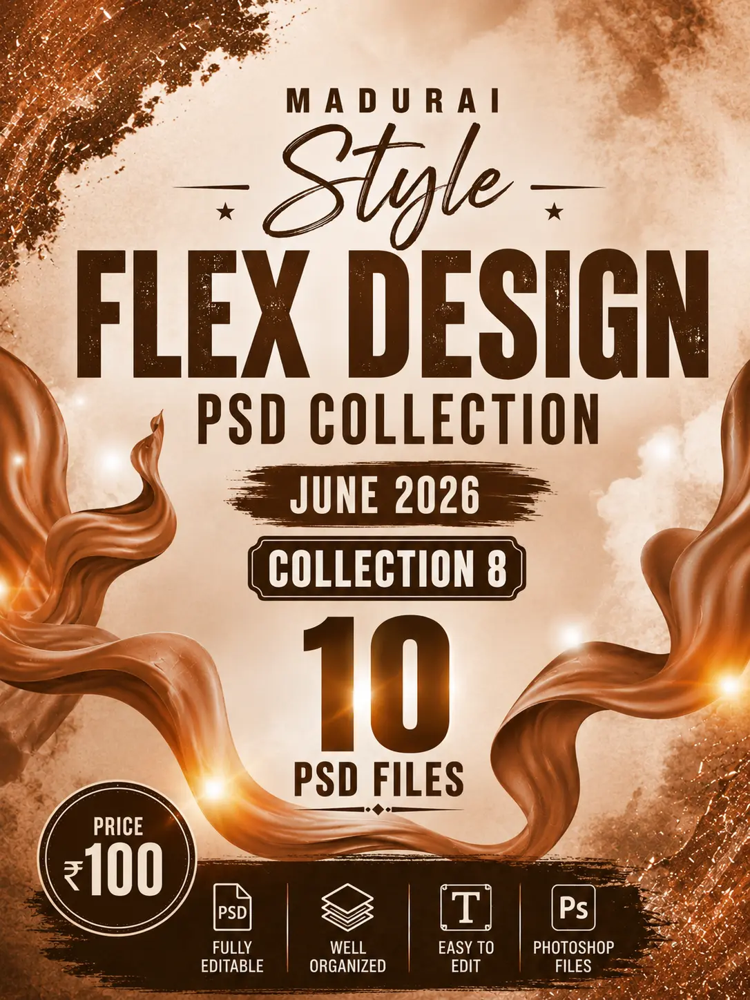 Madurai Style Flex Design PSD Collection June 2026 – Collection 8