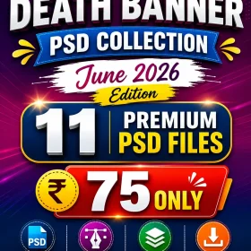 Telugu Death Banner Design PSD Collection June 2026