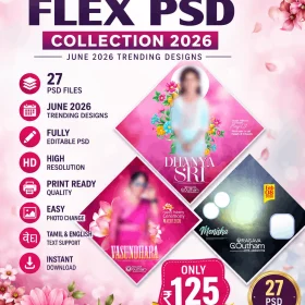 Trending Puberty Ceremony Flex Banner PSD Collection 2026