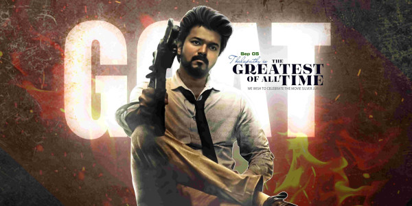GOAT Tamil Movie Banner PSD Files