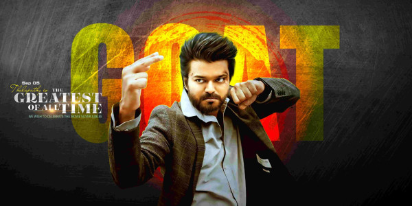 GOAT Tamil Movie Banner PSD Files