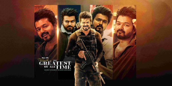 GOAT Tamil Movie Banner PSD Files