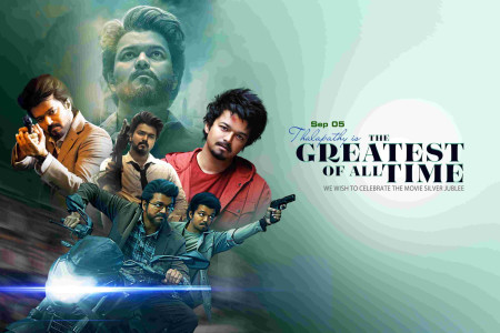 GOAT Tamil Movie Banner PSD Files