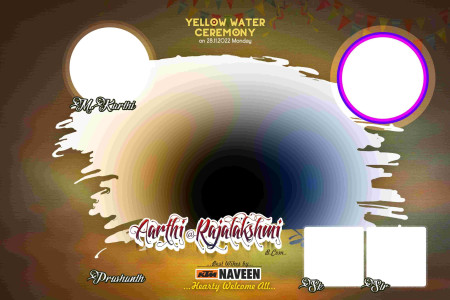 Tamil Marriage and Kathani Vizha Flex Banner PSD Designs