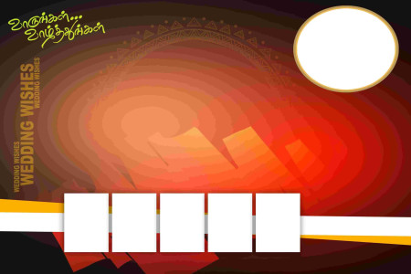 Tamil Marriage and Kathani Vizha Flex Banner PSD Designs