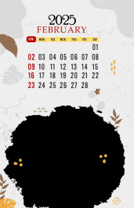 2025 Calendar Template - Minimalist Design (PSD)