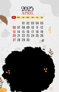 2025 Calendar Template - Minimalist Design (PSD)