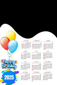 2025 Calendar Template - Minimalist Design (PSD)
