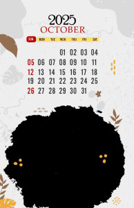 2025 Calendar Template - Minimalist Design (PSD)