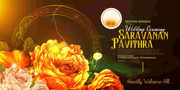 Tamil Flex Design Photoshop File – Customizable for Special Occasions