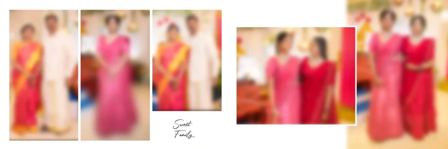 12x36 Half Saree Event Album Design - PSD Collection (2025 Edition)